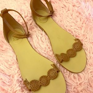 JACK ROGERS DAPHNE LEATHER SANDAL